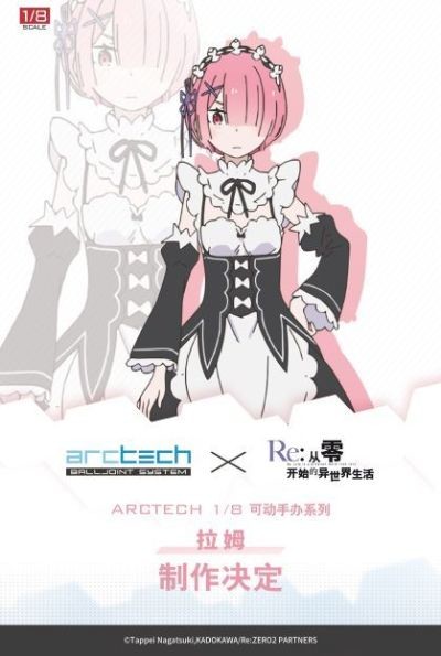 Ram, Re:Zero Kara Hajimeru Isekai Seikatsu, APEX-TOYS, Action/Dolls, 1/8
